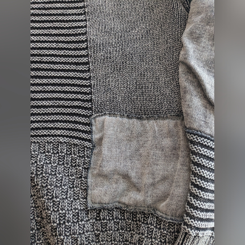 ORANGE Patchwork Sweater - Picture 6 of 7